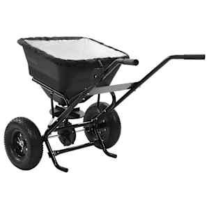 Ručně tlačené rozmetadlo soli PVC a ocel 106 x 73 x 76 cm 45 l - obrázek 3