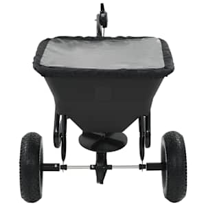 Tažné rozmetadlo soli PVC a ocel 125 x 74 x 79 cm 45 l - obrázek 2