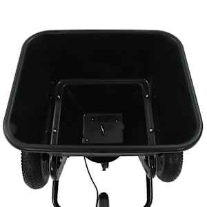 Tažné rozmetadlo soli PVC a ocel 125 x 74 x 79 cm 45 l - obrázek 11