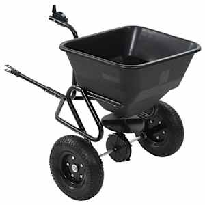 Tažné rozmetadlo soli PVC a ocel 125 x 74 x 79 cm 45 l - obrázek 5