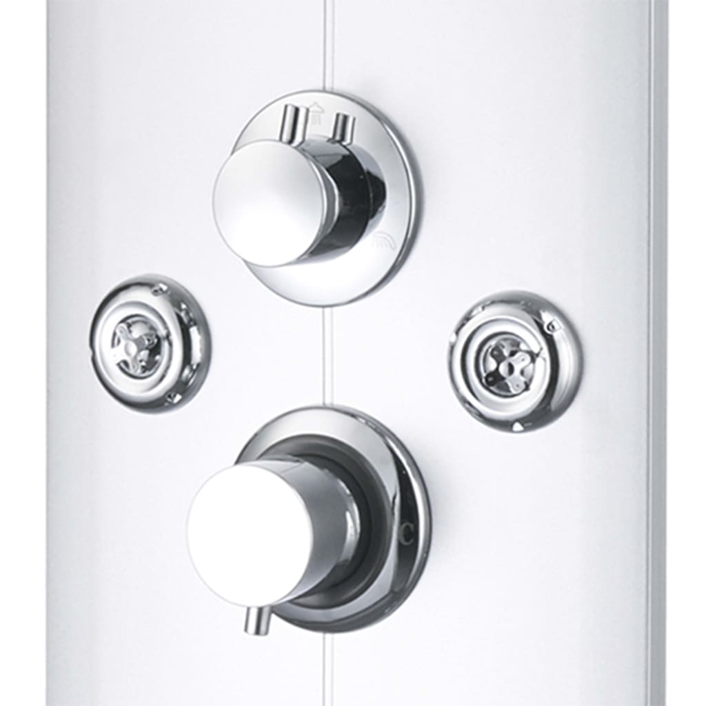 Shower Panel Unit 25x43x120 Cm Silver VidaXL 15 width=274