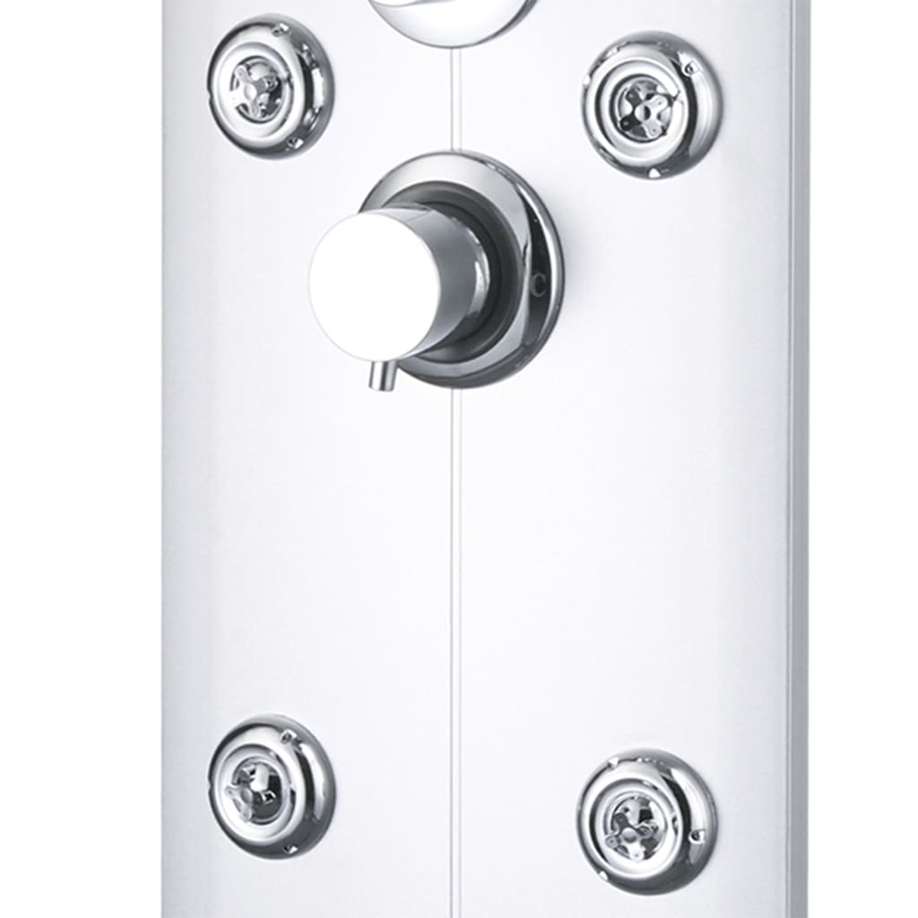 Shower Panel Unit 25x43x120 Cm Silver VidaXL 16 width=274