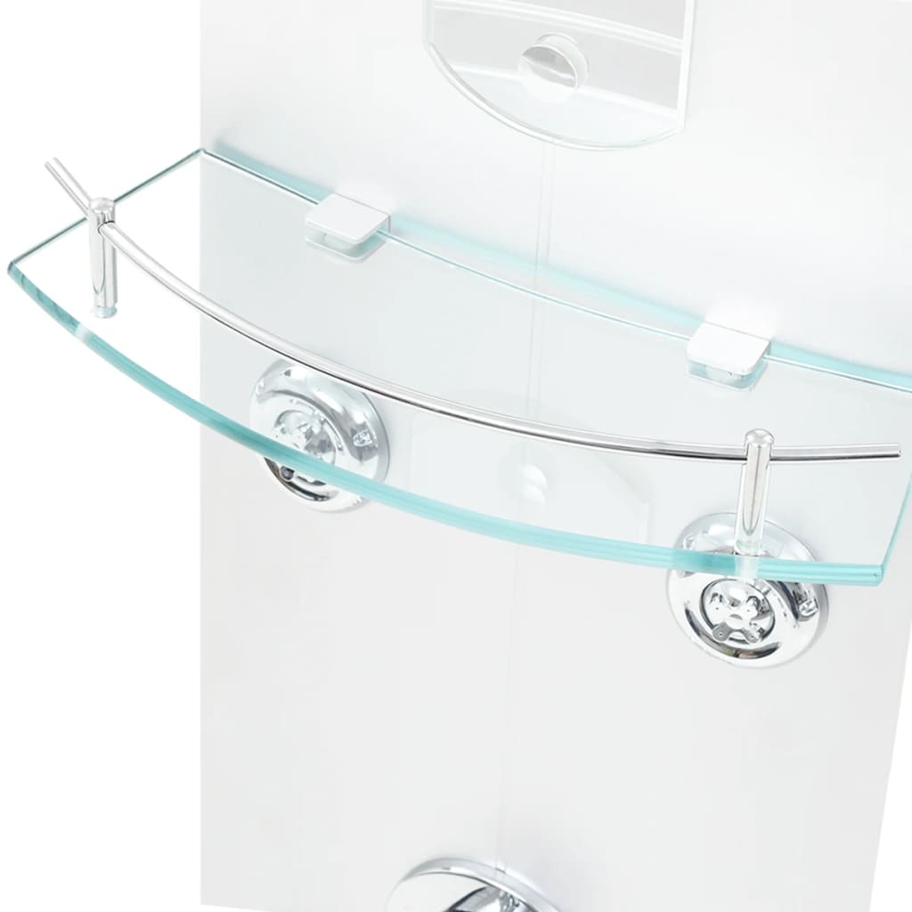 Shower Panel Unit 25x43x120 Cm Silver VidaXL 17 width=274