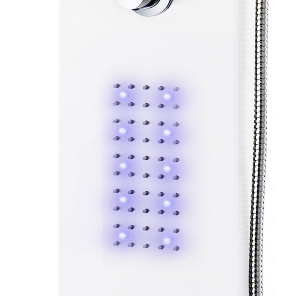  Sprchový panel hliníkový 20x44x130 cm biely
