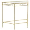 vidaXL lisalaud vanaaegses stiilis, metall 87 x 34 x 73 cm kuldne