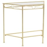 vidaXL Beistelltisch Vintage-Stil Metall 87x34x73 cm Gold