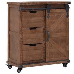 vidaXL hoiukapp, kuusepuit, 64 x 33,5 x 75 cm, pruun