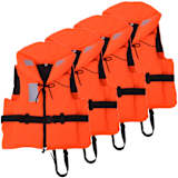 vidaXL Plovací vesty 4 ks 100 N 30-40 kg