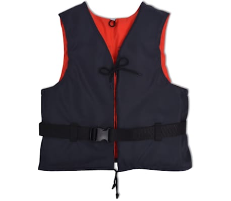 vidaXL Gelbėjimosi liemenės, 4vnt., tamsiai mėlynos, 50 N, 70-90 kg