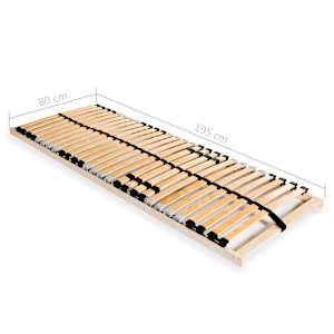Lamelový rošt postele s 28 lamelami 7 zón 80 x 200 cm - obrázek 8