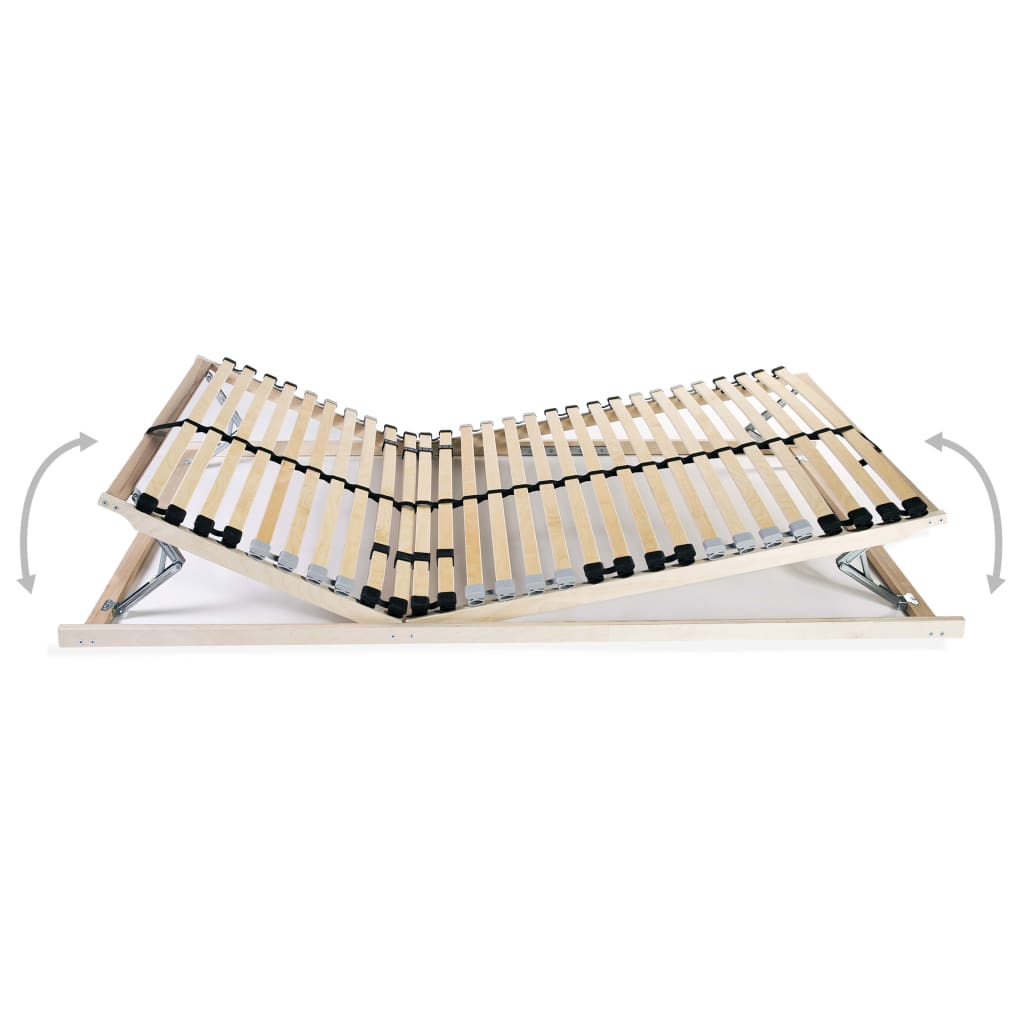 vidaXL Lattenbodem met 28 latten 7 zones 80x200 cm afbeelding