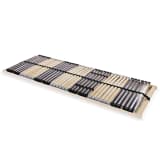 vidaXL Spilebase for seng med 42 lameller 7 soner 70x200 cm FSC