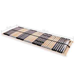Lamelový rošt postele se 42 lamelami 7 zón 70 x 200 cm - obrázek 8