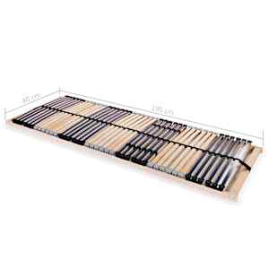 Lamelový rošt postele se 42 lamelami 7 zón 80 x 200 cm - obrázek 8