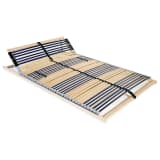 vidaXL Spilebase for seng med 42 lameller 7 soner 140x200 cm FSC