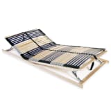 vidaXL Spilebase for seng med 42 lameller 7 soner 140x200 cm FSC