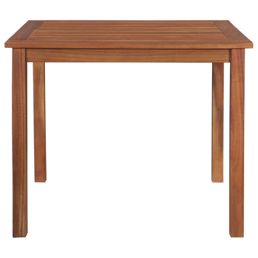 vidaXL Table de jardin 90x90x74 cm Bois d'acacia massif