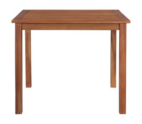 vidaXL Garden Table 90x90x74 cm Solid Acacia Wood