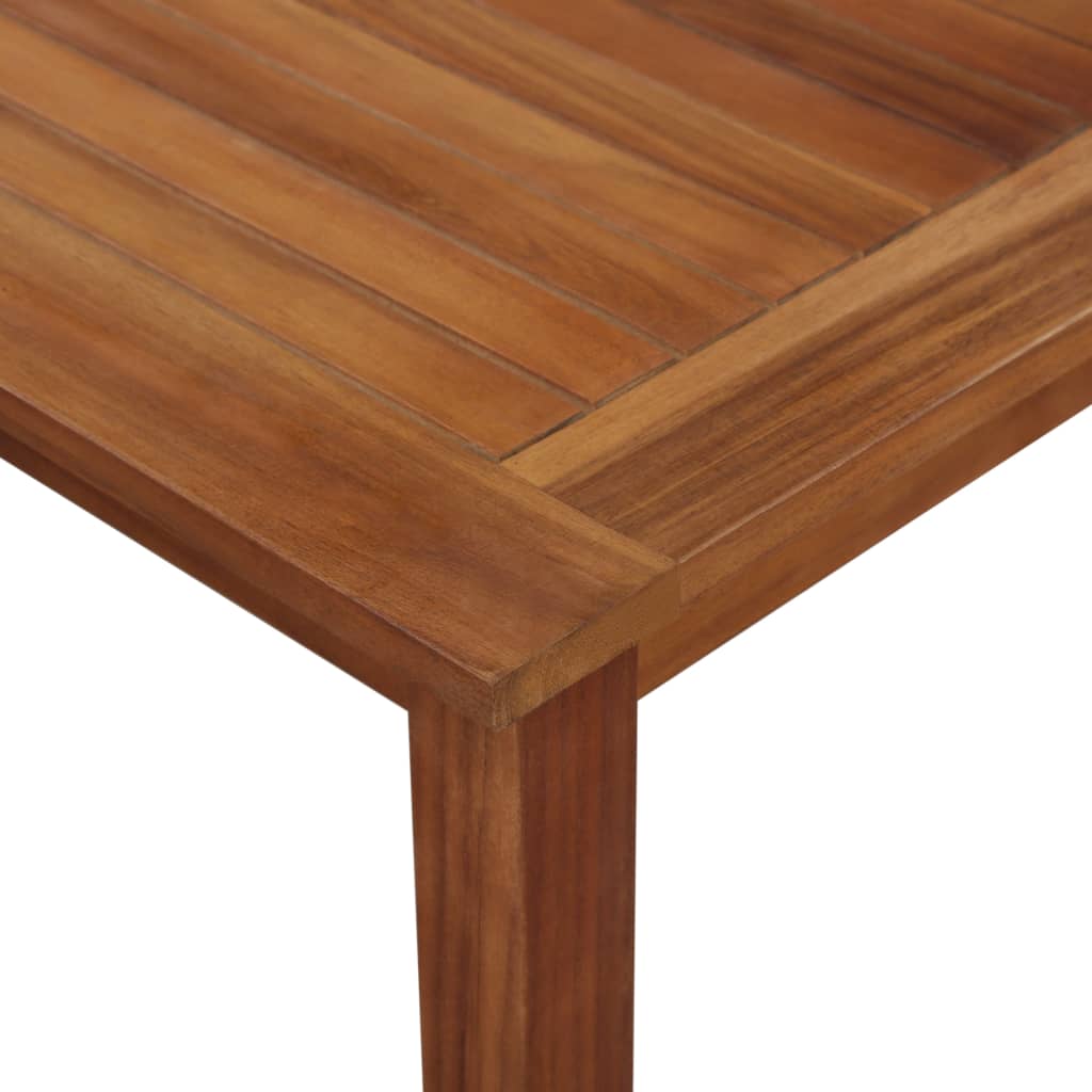 vidaXL Patio Table 59.1"x35.4"x29.1" Solid Acacia Wood