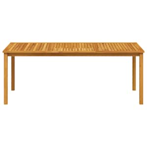Zahradní stůl 200 x 100 x 74 cm masivní akáciové dřevo - obrázek 3