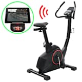 vidaXL Hometrainer programmeerbaar met app 10 kg roterende massa
