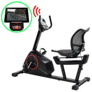 vidaXL Ligfiets hometrainer magnetisch