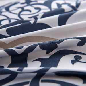 vidaXL Patalynės komplektas, mėlynas, 200x200/80x80cm