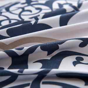 vidaXL Patalynės komplektas, mėlynas, 140x200/60x70cm