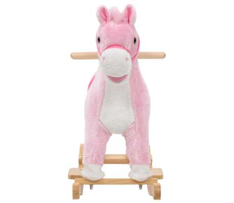 Cavallo a dondolo Polly Unicorno rosa