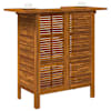 vidaXL baarilaud 110 x 50 x 105 cm, akaatsiapuit
