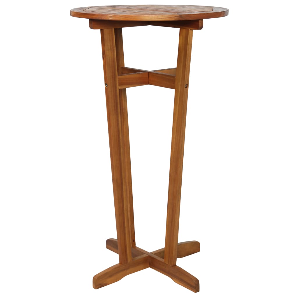 Bar Table 60×105 cm Solid Acacia Wood