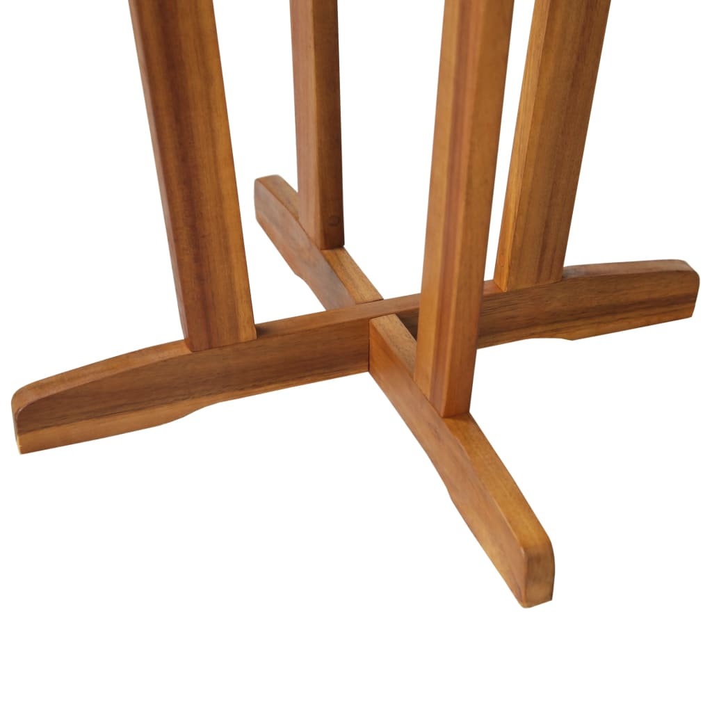 Barový stůl 60 x 105 cm masivní akáciové dřevo