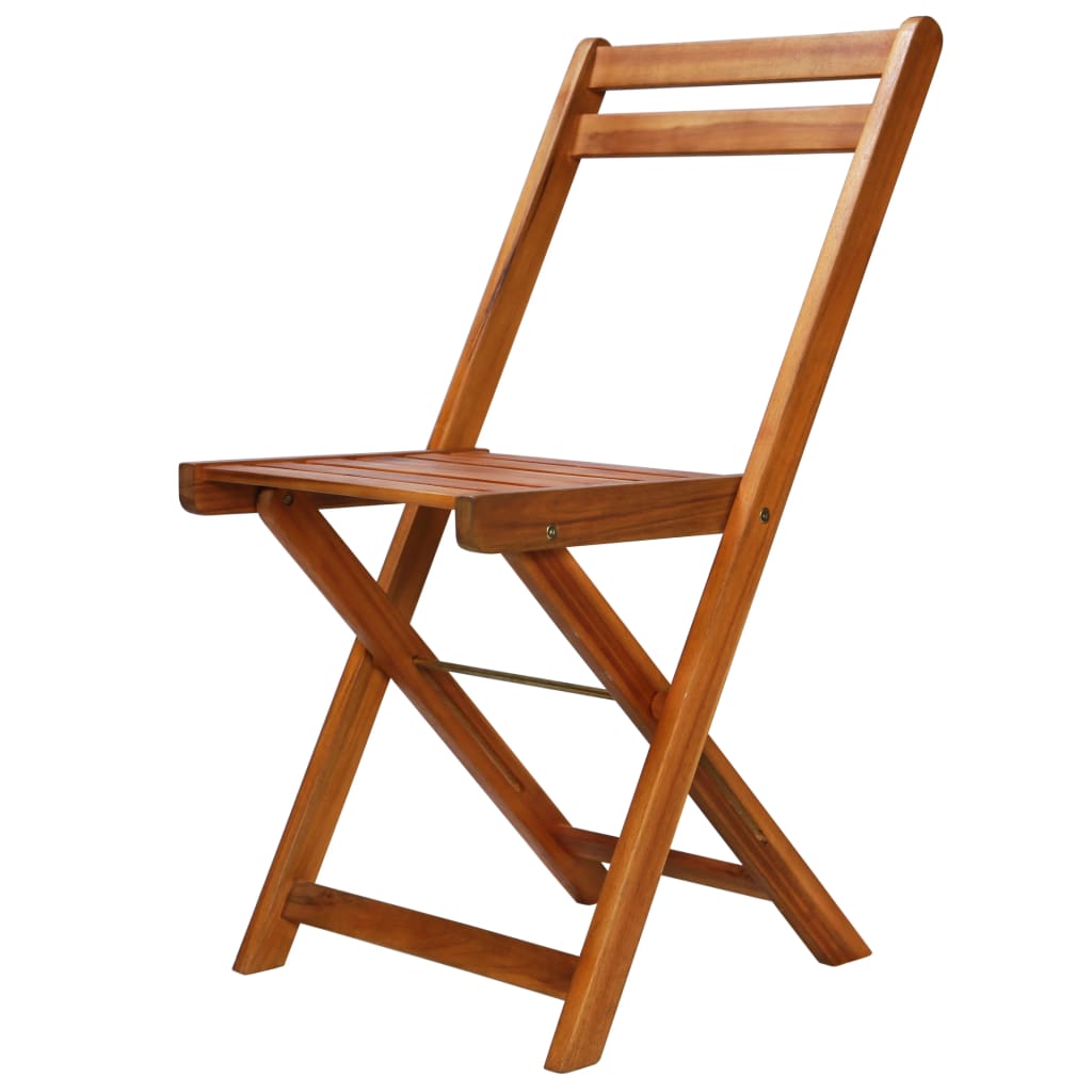 

vidaXL Bistrostoelen 2 st massief acaciahout