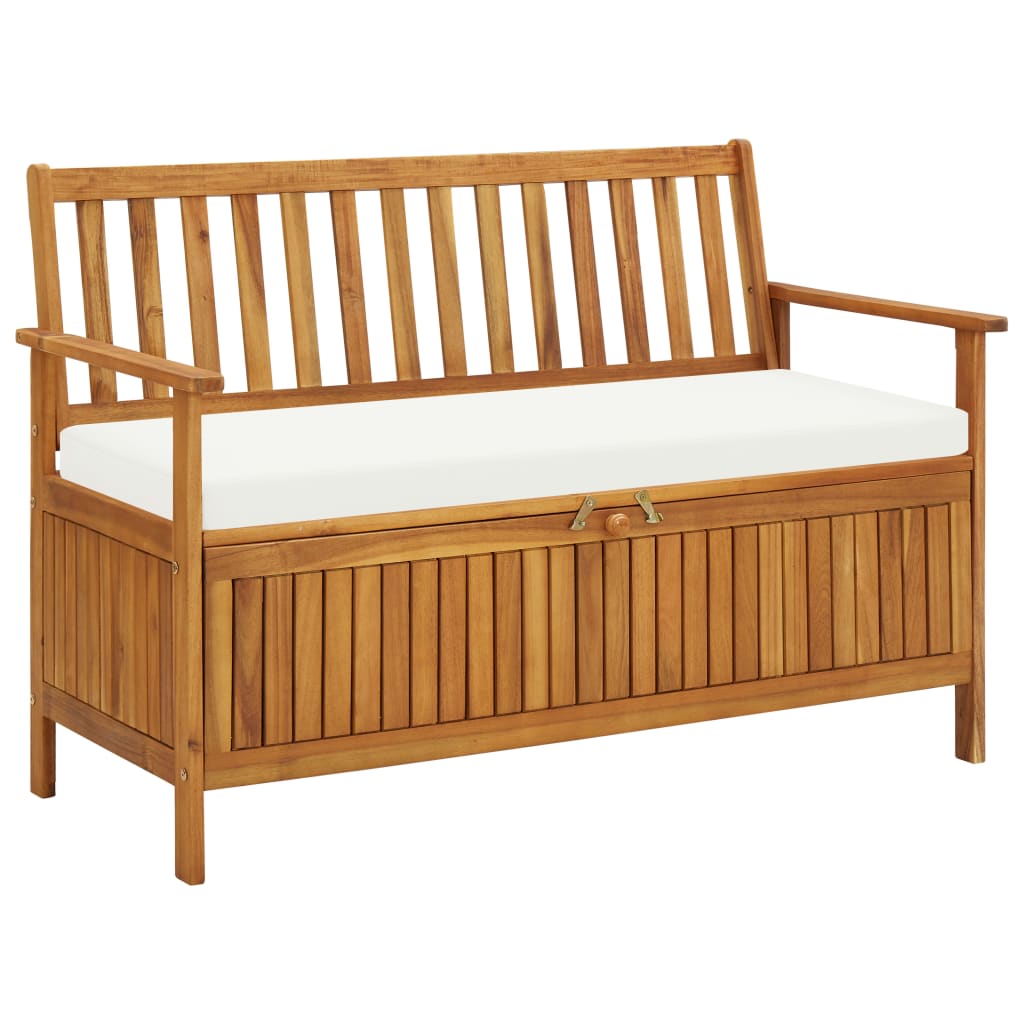 Garden Storage Bench Storage Bin Seat Deck Patio Porch Garden