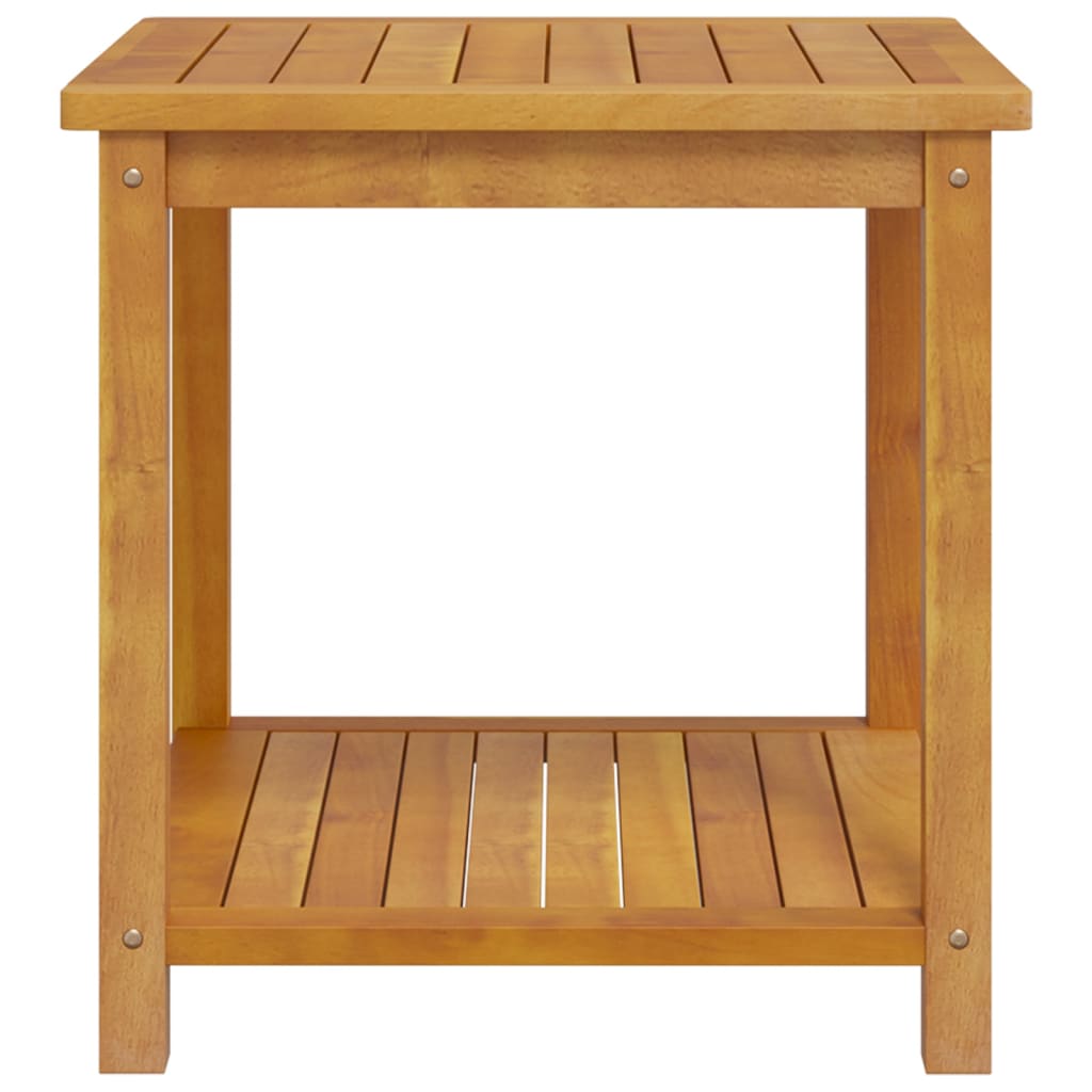  Odkladací stolík z akáciového dreva 45x45x45 cm