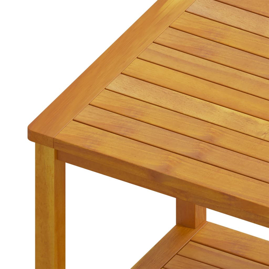  Odkladací stolík z akáciového dreva 45x45x45 cm