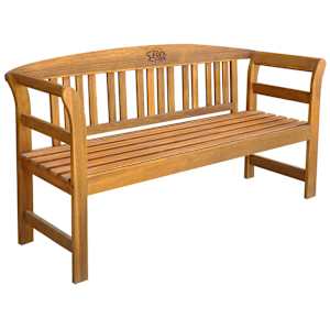 vidaXL Garden Bench 61.8” Solid Acacia Wood