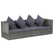 vidaXL Loungebed 200x60x58 cm poly