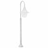 vidaXL aialatern, E27 120 cm, alumiinium, valge
