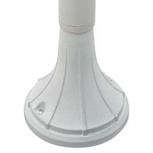 Zahradní sloupová lampa E27 120 cm hliník bílá - obrázek 6