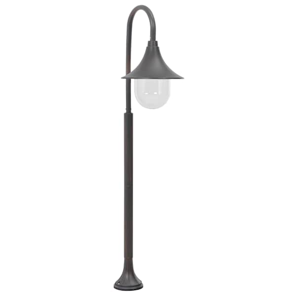 vidaXL aialatern, E27 120 cm, alumiinium, pronks