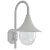 vidaXL aia seinavalgusti, E27 42 cm, alumiinium, valge