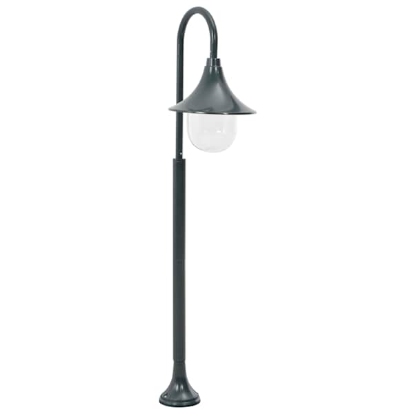 vidaXL aialatern, E27 120 cm, alumiinium, tumeroheline