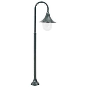 Zahradní sloupová lampa E27 120 cm hliník tmavě zelená - obrázek 2