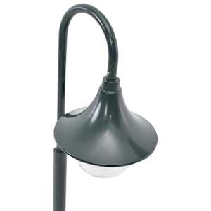 Zahradní sloupová lampa E27 120 cm hliník tmavě zelená - obrázek 5