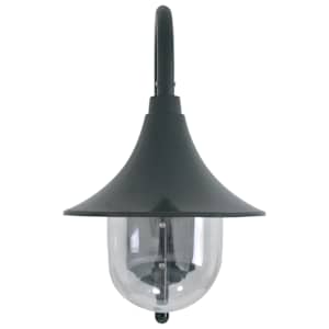 Zahradní nástěnná lampa E27 42 cm hliníková tmavě zelená - obrázek 3
