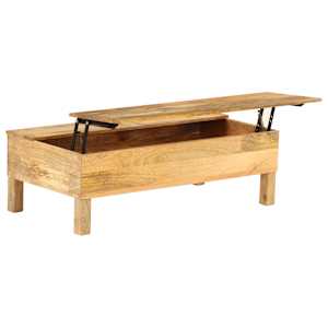Konferenční stolek z masivního mangovníku 110 x 55 x 35 cm