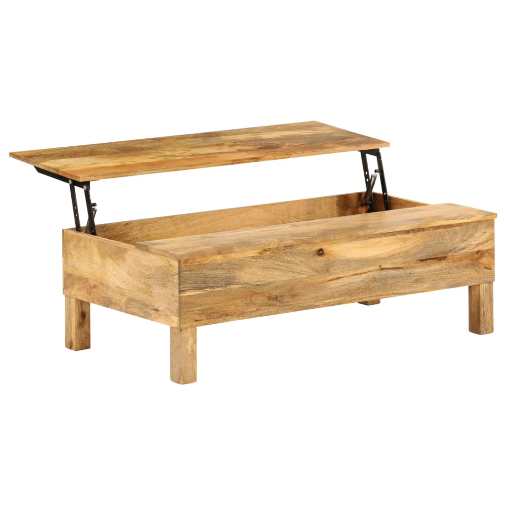 Coffee Table Solid Mango Wood 110x55x35 Cm VidaXL 15 width=274