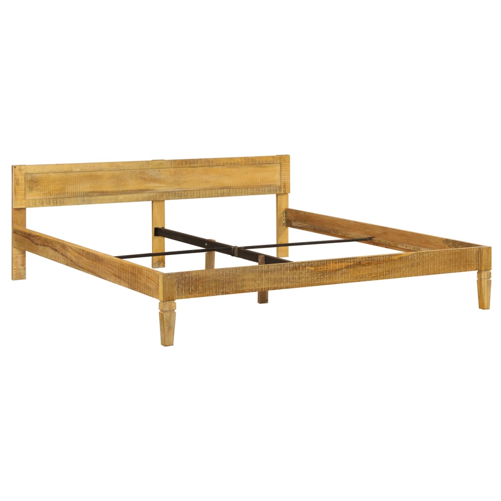 vidaXL Estructura de cama de madera de mango maciza 180x200 cm