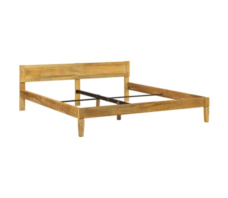 vidaXL Bed Frame Solid Mango Wood 180x200 cm 6FT Super King